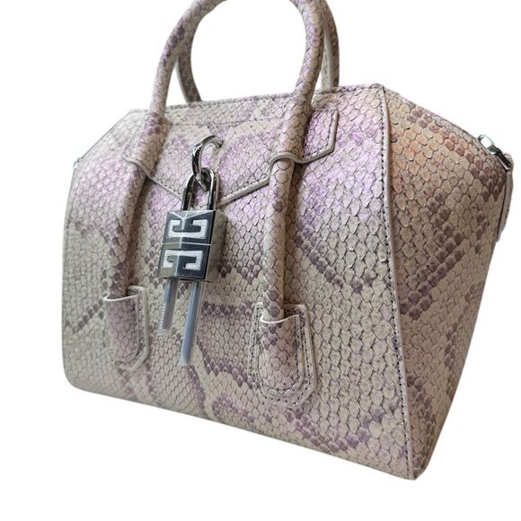 NWT Givenchy Antigona Lock Python Bag - Picture 5 of 16